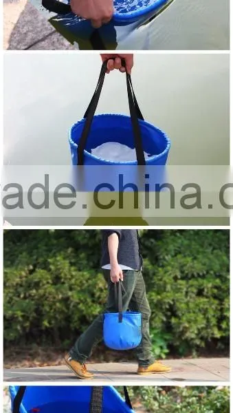High Quality Custom Logo Collapsible Bucket Foldable Bucket photo-4
