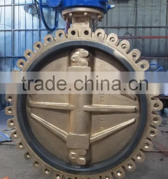 Lug Type Stainless Steel Center Line-type Soft Seated Sanitary Rubber Lined Butterfly Valve for Sanitary Valve photo-4