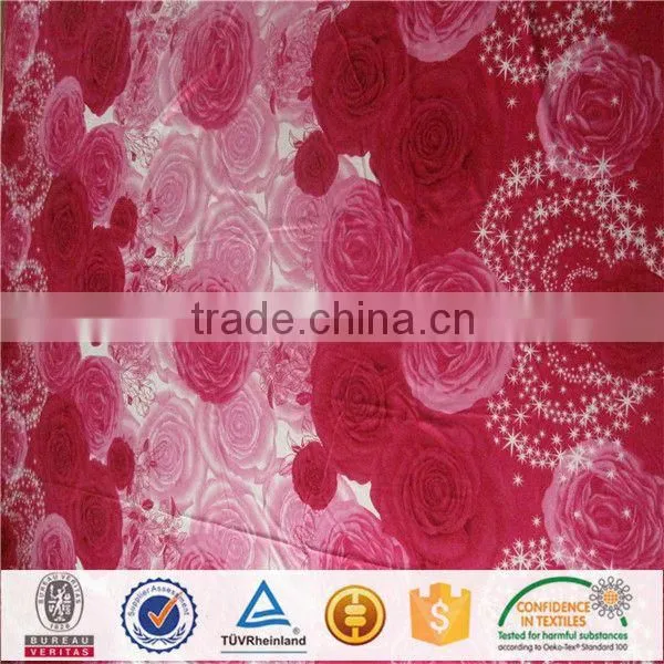 African Flower Burnout Print Velboa photo-6