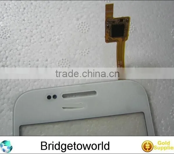 White Screen Front Glass Panel With Flex Cable For Samsung G350 photo-2