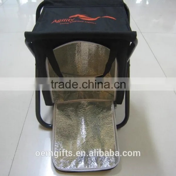 Travel Folding Beach Chair With Cooler Bag photo-2