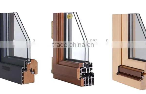 German Style Automatic Opening Tilt Wood With Aluminium Cladding Window photo-3