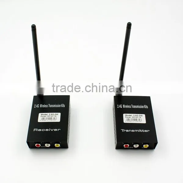 Channel Wireless Audio Video AV Transmitter Receiver With IR Remote Extension 2W Signal Wireless Transceiver photo-2