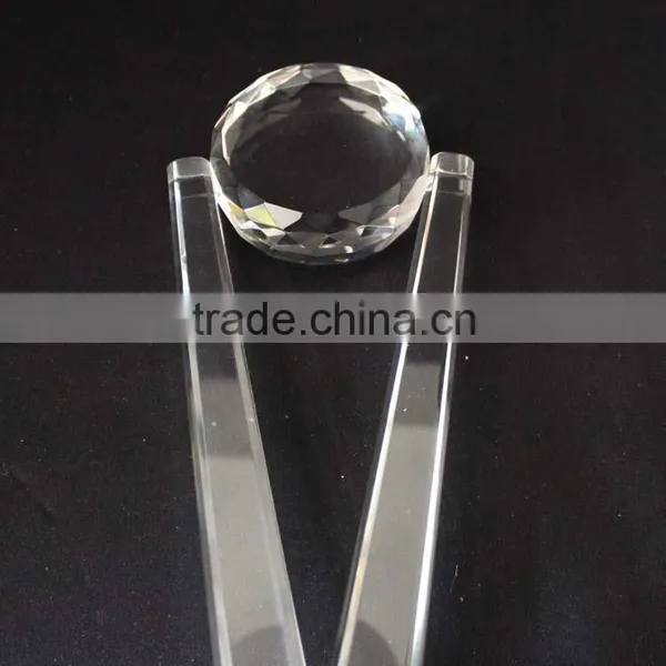 "v" Shaped Crystal Round Ball Troghy Cup photo-6