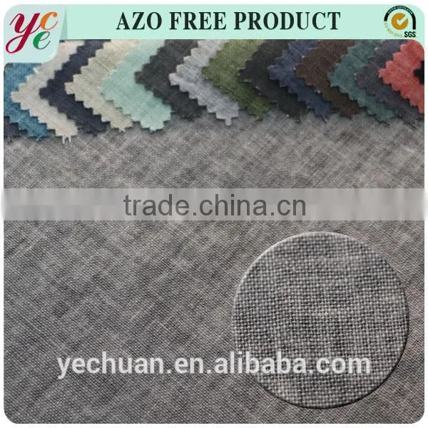 Fashion 70/30 rayon linen woven fabric for girls' dress