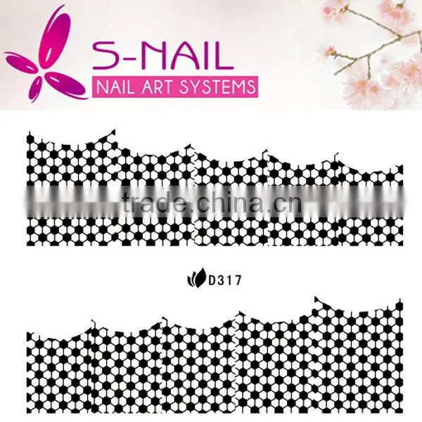 2016 Nail Decal Sticker,3d Lace Luminous Nail Sticker,french Nail Stickers Wholesale