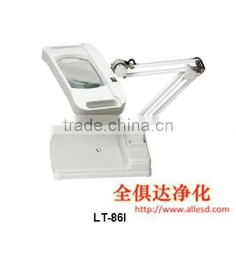 Adjustable Led Jewelry 20X Industrial Magnifying Lamp Cosmetic