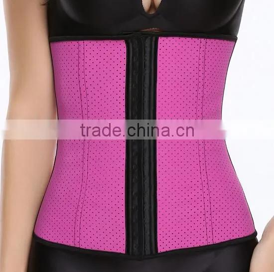 New Latex Products Breathable Waist Trainer With Hole Design