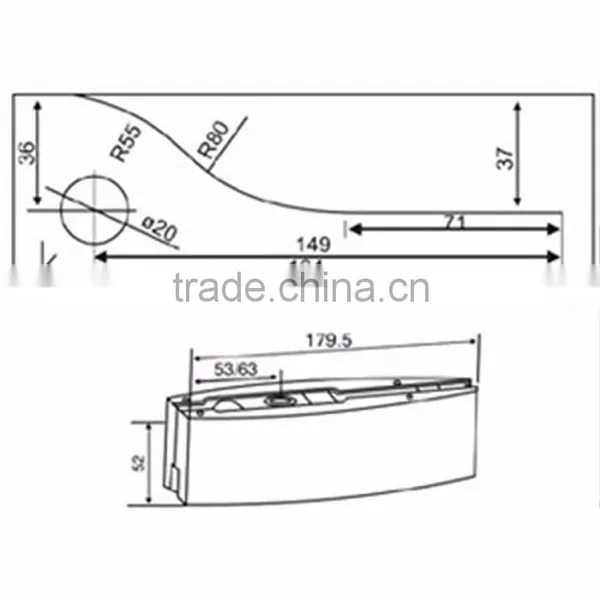 Elegant Top Quality Advantage Price Glass Support To Panel Clamp photo-3