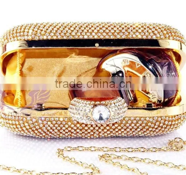 Ladies Evening Party Bags Box Clutch Evening Bag Crystal Clutch Bag photo-4