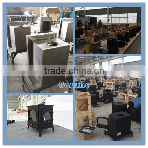 Indoor Woodburning Stove for Baking China Fire Stove Cast Iron Stove With Oven photo-2