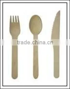 Disposable Wooden Flatware Sets photo-2