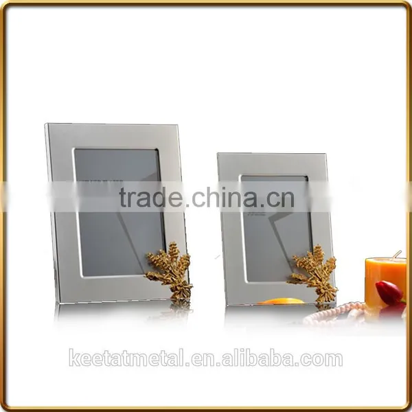 Siver Plated Funny and Love Photo Picture Frame With Gold Lavender for Home Decoration and Wedding