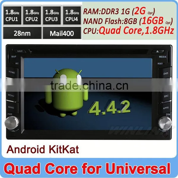 2015 Quad Core Cortex A9 Andriod 4.4 Android Car Dvd for Nissa Qashqai 2G DDR3 16GB Flash
