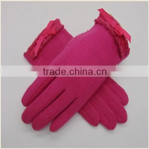 China Woolen Glove Manufacturer Pink Magic Glove photo-4
