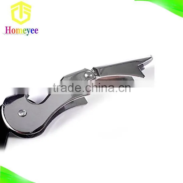 New Multifunctional Stainless Steel Metal Corkscrew Wine Beer Bottle Cap Opener Promotion photo-4