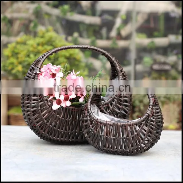 Grey S/2 Wicker Basket Set photo-5