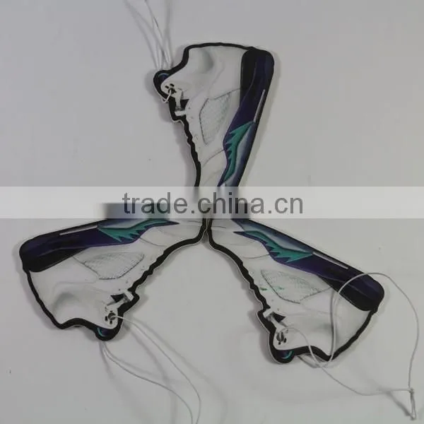 Guangzhou Manufacturer Shoes Shape Making Hanging Paper Car Air Freshener photo-4