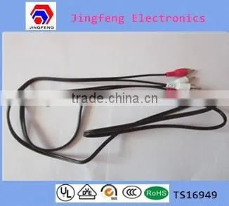 Red White RCA Wire Harness
