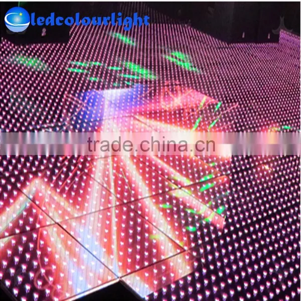 2015 Hot Style DMX512 RGB LED Dance Floor Light for Club Bar Stage/DMX LED Panel Light for Holiday Lighting photo-3