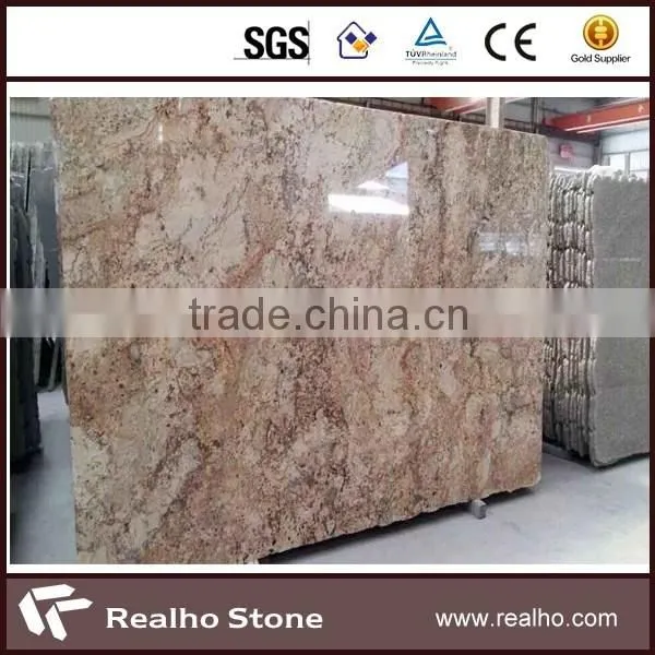 Brazil Yellow Golden Persa Granite Gangsaw Slab photo-2