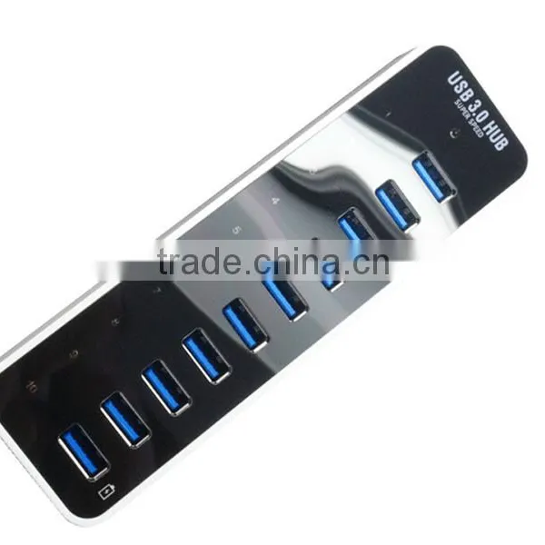 High Speed 10 Port USB 3.0 HUB With Power Adapter For Laptop photo-3