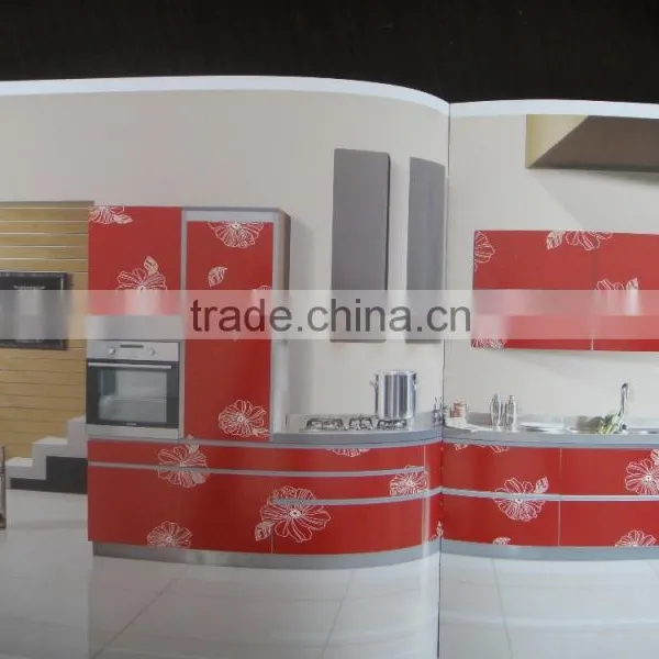 High Gloss PVC Faced Kitchen Cabinet MDF For Furniture photo-6