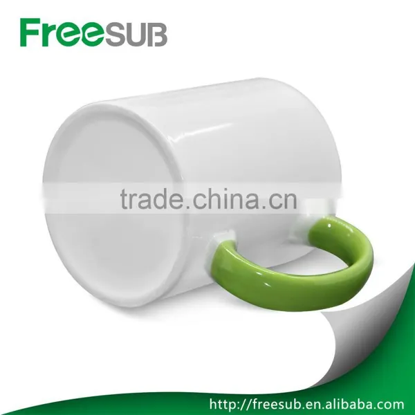 Rim and Handle Color Ceramic 11oz Sublimation Mug, Mug for Heat Press photo-3