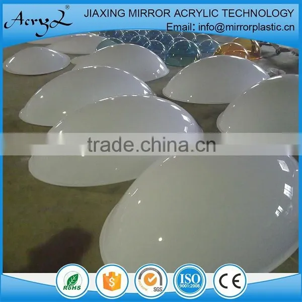 Transparent Colored or Clear Acrylic Ellipsoid Ball photo-5