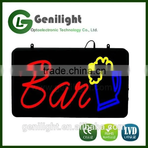 NEW Beer LED Bar Pub Wall Lighted Sign photo-3