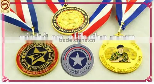 China Made Zinc Alloy Medal With Lanyard