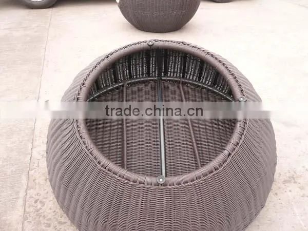 Outdoor Round Shape Stackable Wicker Sofa Set photo-6
