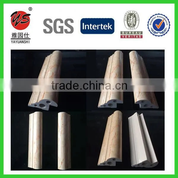 5.1cm Base Cap Marble Design Pvc Moulding Profile for uv Panel photo-2