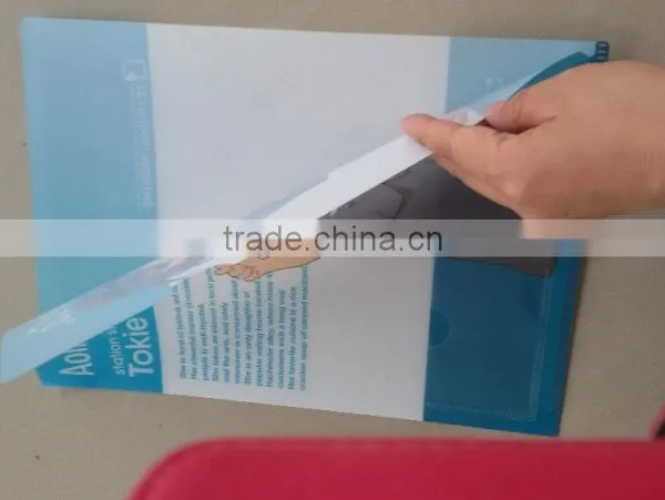 Fancy Clear L Shape File Folder UV Printing photo-4