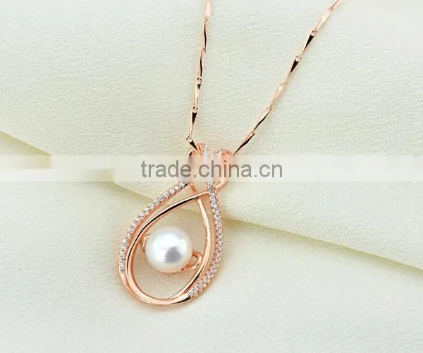 2015 New Arrival Freshwater Pearl Gold Jewelry, Freshwater Pearl Jewelry photo-3