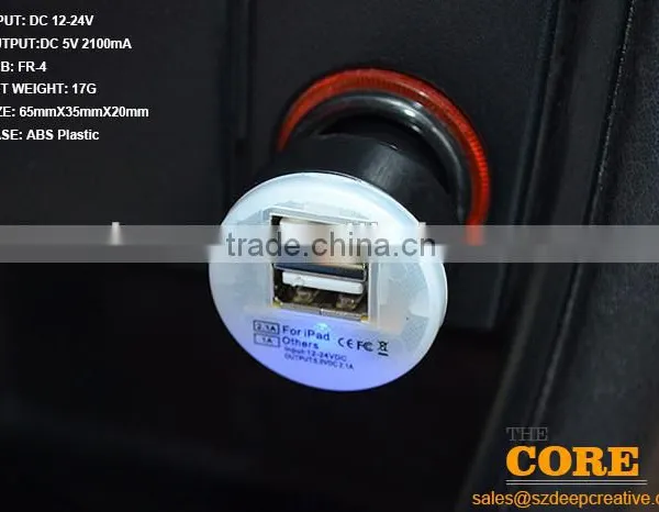 L2 Two USB Port Car Charger,2 Port Car Charger,cheap Car Usb Charger,Auto Charger photo-2