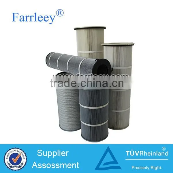Farrleey Cylinder Antistatic Polyester Cartridge Filter photo-5