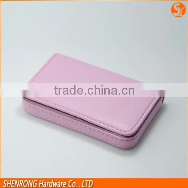 Chinese-style Elegant Cow Leather Card Holder for Business/credit Card photo-6