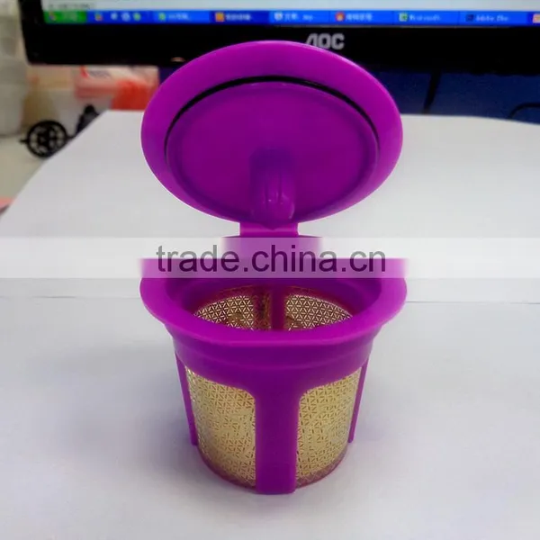 24K GOLD Plated Filter K-Cup Brewers Filter Cup Coffee Pod photo-2