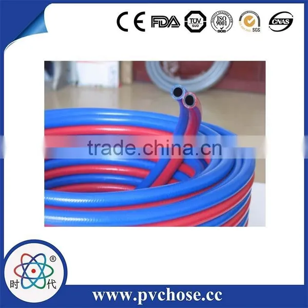 6mm 9mm Pvc and Rubber Oxyen Acetylene Twin Hose,pvc and Rubber Mono-hose,green and Red Twin Welding Hose for Air photo-3