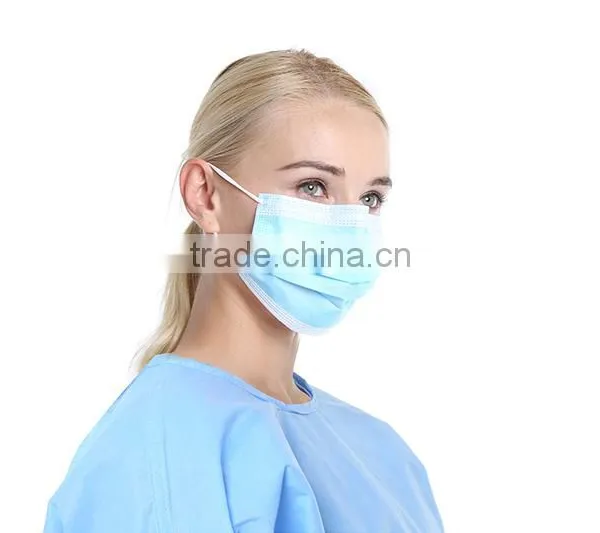 Ecoma 2016 New Industries Surgical Isolation Face Mask With Ear Loops, Cellulose photo-3
