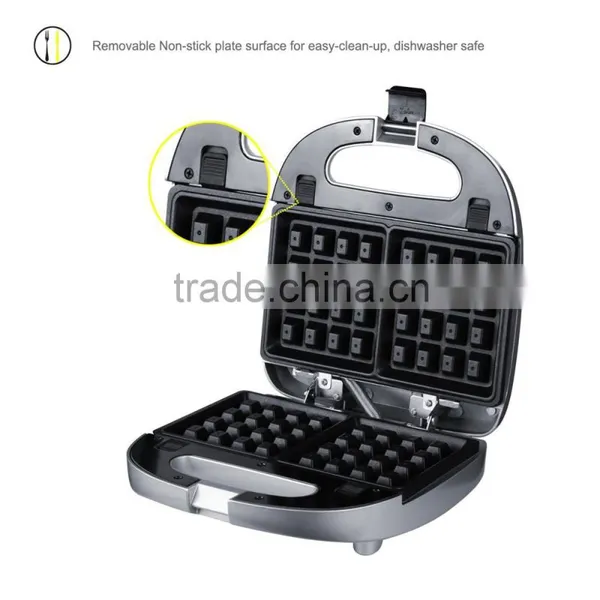 Kitchen Appliances Professional 4 Slice Portable Muffin Making Machine As Seen On TV Sandwich Maker photo-2