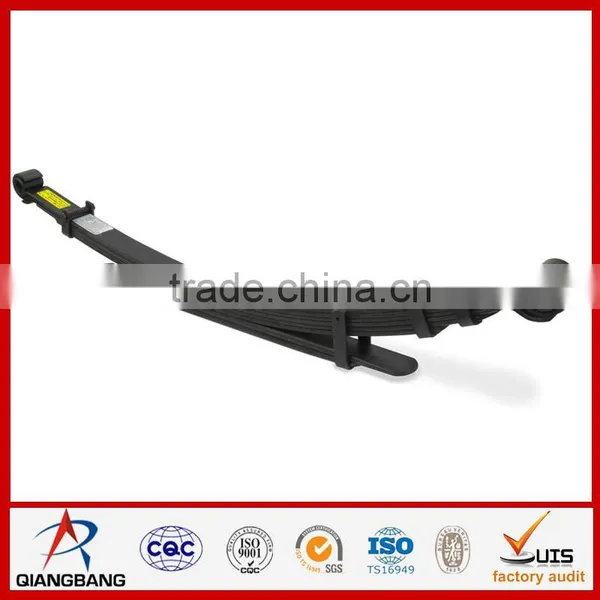 conventional rear travel trailer leaf spring assembly