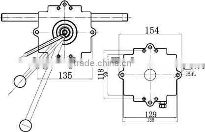 Wholesale!GJ1102C Concrete Mixer Truck Throttle Control Lever photo-4