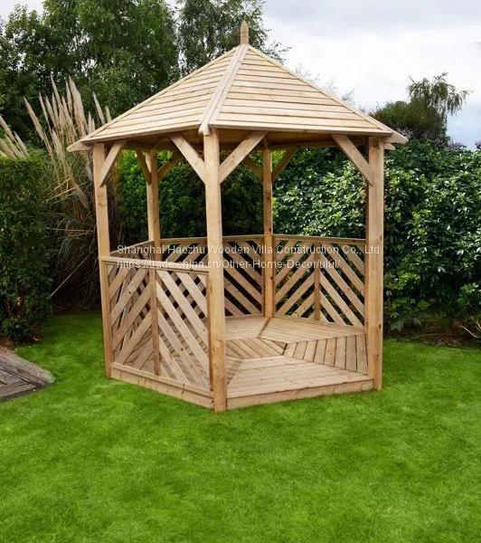 New Design Wooden Garden Gazebos photo-5