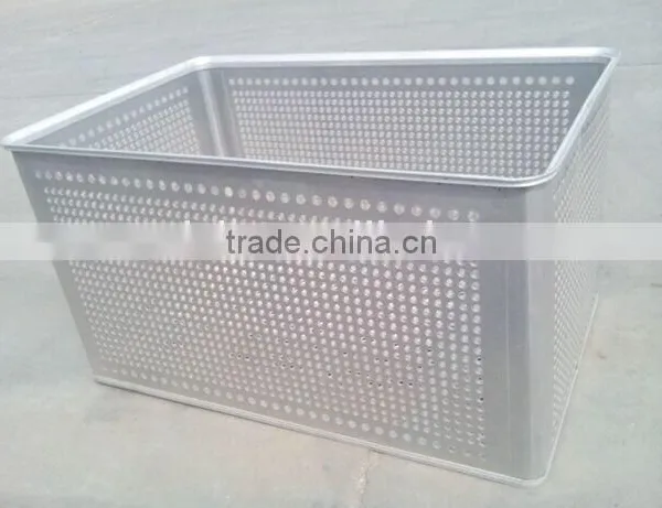 Waterproof Aluminum Turnover Container With Casters, Romoable Aluminum Container photo-5