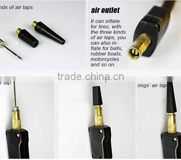 Metal Double Cylinder Mini Car Air Compressor/Car Inflator photo-3