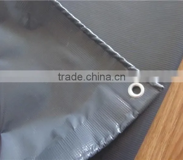Grain Store Fumigation Tarpaulin, Top Grade PVC Laminated Tarp, Waterproofing Polyester Tarpaulin photo-2