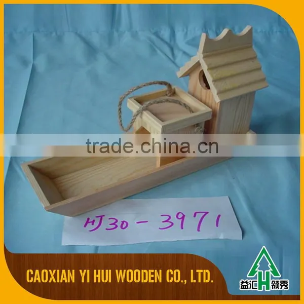 New Artificial Wooden Bird House Wholesale photo-2