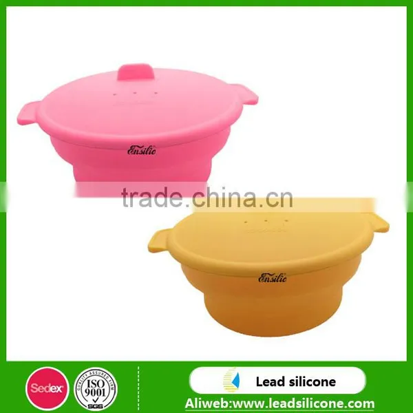Multi-function Collapsible Silicone Bowls, Kitchen Foldable Bowls , Silicone Bowls With Lid photo-4